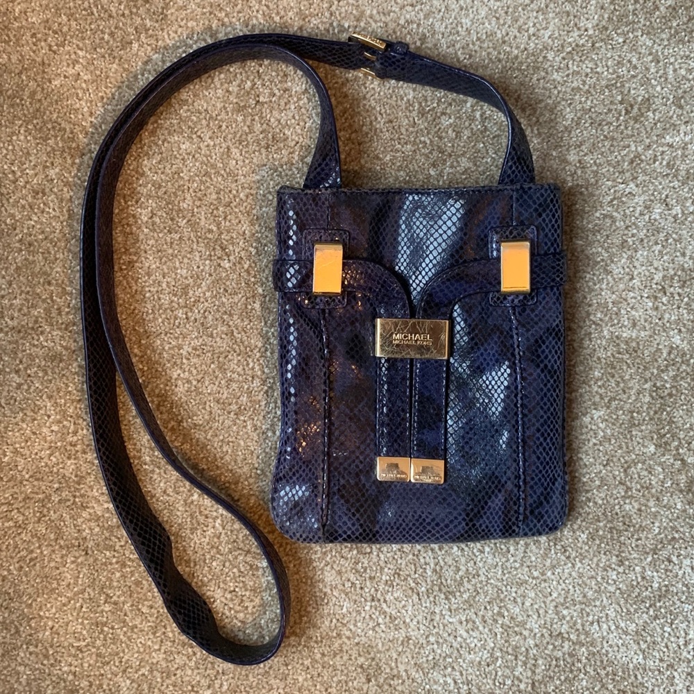 Michael Kors snake skin crossbody